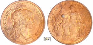 Troisième république (1871-1940) - 10 centimes (ND) essai