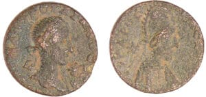 Gordien III et Abgar X - Bronze (242-244, Mésopotamie - Edessa) Gordien III et Abgar X - Bronze (242-244, Mésopotamie - Edessa)