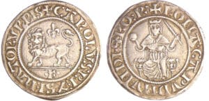 Italie - Charles 1er d'Anjou (1251-1285) Sénateur de Rome (1263-66/1268-78/1281-84) - Grosso rinforzato