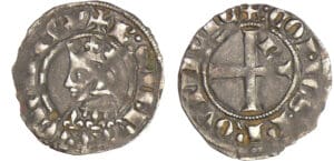 Provence - Charles II d'Anjou - Double denier (Saint-Rémy) Provence - Charles II d'Anjou - Double denier (Saint-Rémy)
