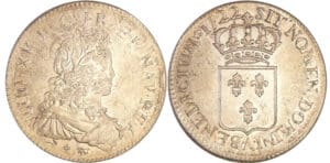 Louis XV (1715-1774) - Ecu de France - 1722 A (Paris) Flan réf Louis XV (1715-1774) - Ecu de France - 1722 A (Paris) Flan réf