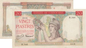 Indochine - Banque d'Indochine - 20 piastres ND (1949)