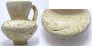 Islam médiéval levantin / période croisade - Pichet en terre cuite - 1200 / 1300 ap. J.-C. Islam médiéval levantin / période croisade - Pichet en terre cuite - 1200 / 1300 ap. J.-C.