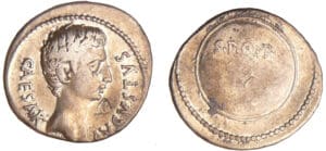Auguste - Denier (19-18, Caesaraugusta) Auguste - Denier (19-18, Caesaraugusta)