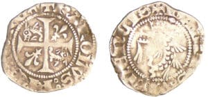 Dauphiné - Charles VII, roi dauphin - Denier Dauphiné - Charles VII, roi dauphin - Denier