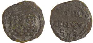 Pays-Bas - Thorn,  Abdij - Anna van der Marck (1604-1631) - Duit