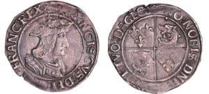 François 1er (1515-1547) - Teston du Dauphiné - Crémieu
