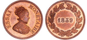 Louis-Philippe Ier (1830-1848) - Essai au module de la 10 centimes 1839