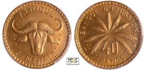 Afrique Equatoriale - 40 francs (1958) Projet Lay