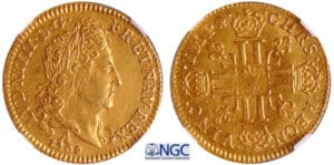Louis XIV (1643-1715) - ½ louis d’or au soleil - 1709 A (Paris)