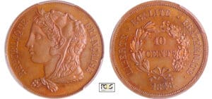 Deuxième république (1848-1852) - 10 centimes concours de Gayrard 1848 Deuxième république (1848-1852) - 10 centimes concours de Gayrard 1848