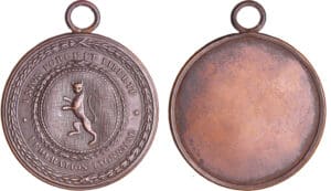 France - Révolution - Fédération Lyonnaise. Médaille uniface dans le style de Palloy, pour la fédération martiale de Lyon, (1790)