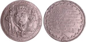 France - Révolution - Médaille populaire pour la réunion des trois ordres le 27 juin 1789 France - Révolution - Médaille populaire pour la réunion des trois ordres le 27 juin 1789