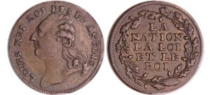 France - Révolution - Jeton la Nation, la Loi, le Roi, (1791) France - Révolution - Jeton la Nation, la Loi, le Roi, (1791)