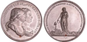 France - Révolution - Médaille éxécution de Louis XVI et de Marie-Antoinette, 21 janvier 1793 France - Révolution - Médaille éxécution de Louis XVI et de Marie-Antoinette, 21 janvier 1793