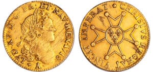 Louis XV (1715-1774) - Louis d’or à la croix du Saint-Esprit - 1718 A (Paris) Louis XV (1715-1774) - Louis d’or à la croix du Saint-Esprit - 1718 A (Paris)