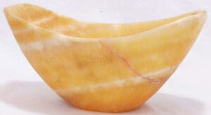 Proche-Orient - Coupe navicelle en albâtre - 1000 av. J.-C.