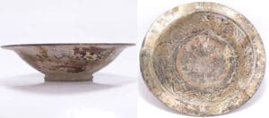 Moyen-Orient, Iran - Grand plat en faïence - 1100 / 1200 ap. J.-C.