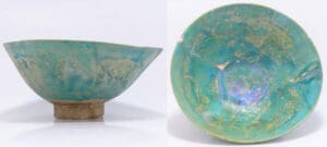 Moyen-Orient, Iran - Coupe en faïence  - 1100 / 1200 ap. J.-C.