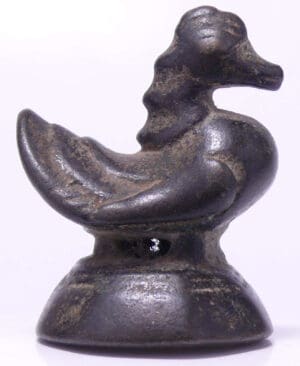 Asie - Siam - Poids à opium en bronze - 1800 / 1900 Asie - Siam - Poids à opium en bronze - 1800 / 1900