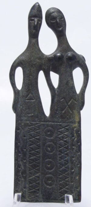 Etrusque - Plaque en bronze - 500 / 300 av. J.-C.