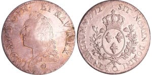 Louis XV (1715-1774) - Ecu à la vieille tête - 1772 Q (Perpignan) Louis XV (1715-1774) - Ecu à la vieille tête - 1772 Q (Perpignan)