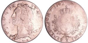 Louis XV (1715-1774) - Ecu au bandeau - 1742 X (Amiens) Louis XV (1715-1774) - Ecu au bandeau - 1742 X (Amiens)