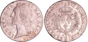 Louis XV (1715-1774) - Ecu au bandeau - 1745 E (Tours) Louis XV (1715-1774) - Ecu au bandeau - 1745 E (Tours)