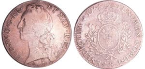 Louis XV (1715-1774) - Ecu au bandeau - 1746 9 (Rennes) Louis XV (1715-1774) - Ecu au bandeau - 1746 9 (Rennes)