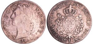 Louis XV (1715-1774) - Ecu au bandeau - 1749 L (Bayonne) Louis XV (1715-1774) - Ecu au bandeau - 1749 L (Bayonne)