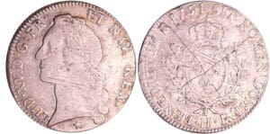 Louis XV (1715-1774) - Ecu au bandeau - 1751 H (La Rochelle) Louis XV (1715-1774) - Ecu au bandeau - 1751 H (La Rochelle)