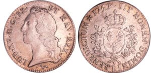 Louis XV (1715-1774) - Ecu au bandeau - 1753 L (Bayonne) Louis XV (1715-1774) - Ecu au bandeau - 1753 L (Bayonne)