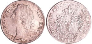 Louis XV (1715-1774) - Ecu au bandeau - 1754 L (Bayonne) Louis XV (1715-1774) - Ecu au bandeau - 1754 L (Bayonne)