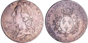 Louis XV (1715-1774) - Ecu au bandeau - 1755 / 66 D (Lyon) Louis XV (1715-1774) - Ecu au bandeau - 1755 / 66 D (Lyon)