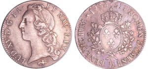 Louis XV (1715-1774) - Ecu au bandeau - 1756 D (Lyon) Louis XV (1715-1774) - Ecu au bandeau - 1756 D (Lyon)