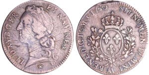 Louis XV (1715-1774) - Ecu au bandeau - 1760 AA (Metz) Louis XV (1715-1774) - Ecu au bandeau - 1760 AA (Metz)