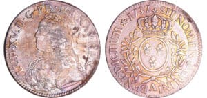 Louis XV (1715-1774) - Ecu aux branches d’olivier - 1737 A (Paris) Louis XV (1715-1774) - Ecu aux branches d’olivier - 1737 A (Paris)