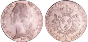 Louis XV (1715-1774) - Ecu au bandeau - 1766 K (Bordeaux) Louis XV (1715-1774) - Ecu au bandeau - 1766 K (Bordeaux)