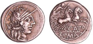 Porcia - Denier (123 av. J.-C.) Porcia - Denier (123 av. J.-C.)