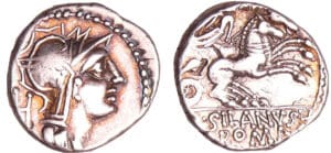 Junia - Denier (91 av. J.-C.) Junia - Denier (91 av. J.-C.)