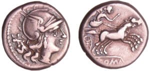 Anonyme - Denier (157-156 av. J.-C.) Anonyme - Denier (157-156 av. J.-C.)
