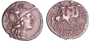 Aelia- Denier (138 av. J.-C.) Aelia- Denier (138 av. J.-C.)