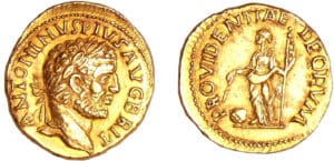 Caracalla - Aureus (213, Rome) - La Providence Caracalla - Aureus (213, Rome) - La Providence