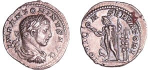 Elagabal - Denier (221-222, Rome) Elagabal - Denier (221-222, Rome)