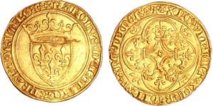 Charles VI (1380-1422) - Ecu d'or à la couronne - Lyon