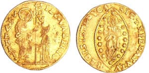 Italie - Venise - Silvestro Valier CIX doge (1694-1700) - Zecchino Italie - Venise - Silvestro Valier CIX doge (1694-1700) - Zecchino