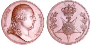 Louis XVIII (1815-1824) - Médaille, Fidélité dévouement Louis XVIII (1815-1824) - Médaille, Fidélité dévouement