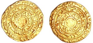Monnaies islamiques - AL-MU'IZZ (341-365h), Dinar, al-Mansuriya 360 AH Monnaies islamiques - AL-MU'IZZ (341-365h), Dinar, al-Mansuriya 360 AH