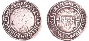 François 1er (1515-1547) - Demi-teston - 12ème type - Lyon