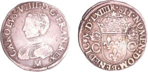 Charles IX (1560-1574) - Teston - 2ème type - 1564 M (Toulouse)